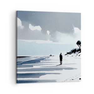 Impression sur toile - Image sur toile - Seul à seul - 60x60 cm