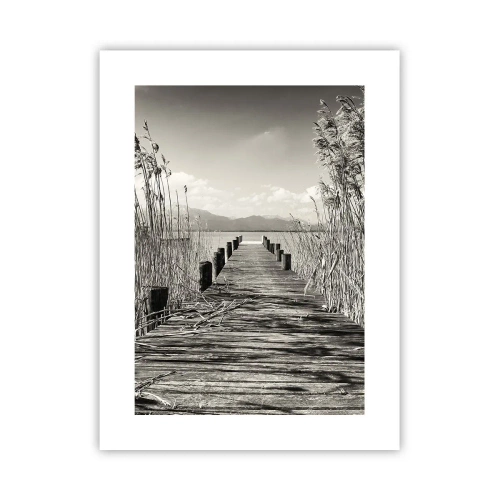 Affiche - Poster - Dans le calme de l'herbe - 30x40 cm