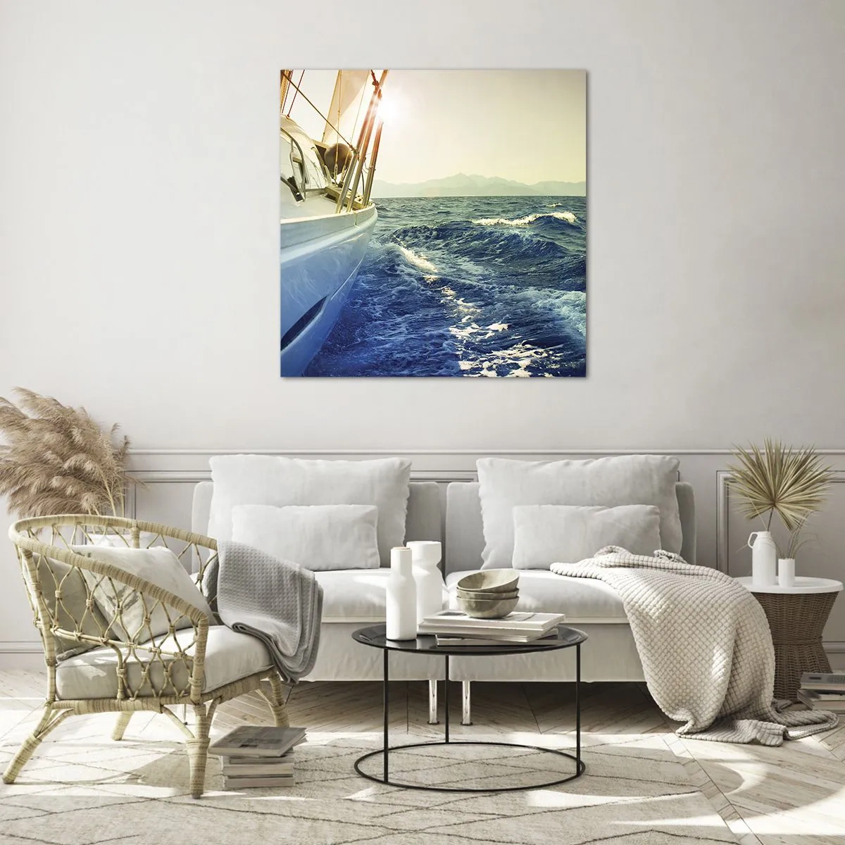 Impression sur verre - Image sur verre - Suite à l'aventure - 40x40 cm