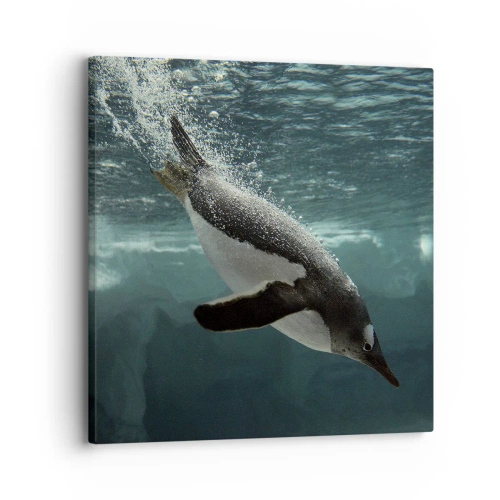 Impression sur toile - Image sur toile - Bienvenue dans mon monde - 30x30 cm