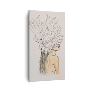 Impression sur toile - Image sur toile - Beauté couronnée - 45x80 cm