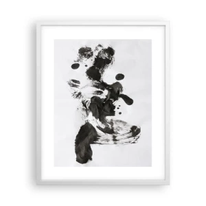 Affiche dans un cadre blanc - Poster - De la méthode dans la folie ? - 40x50 cm
