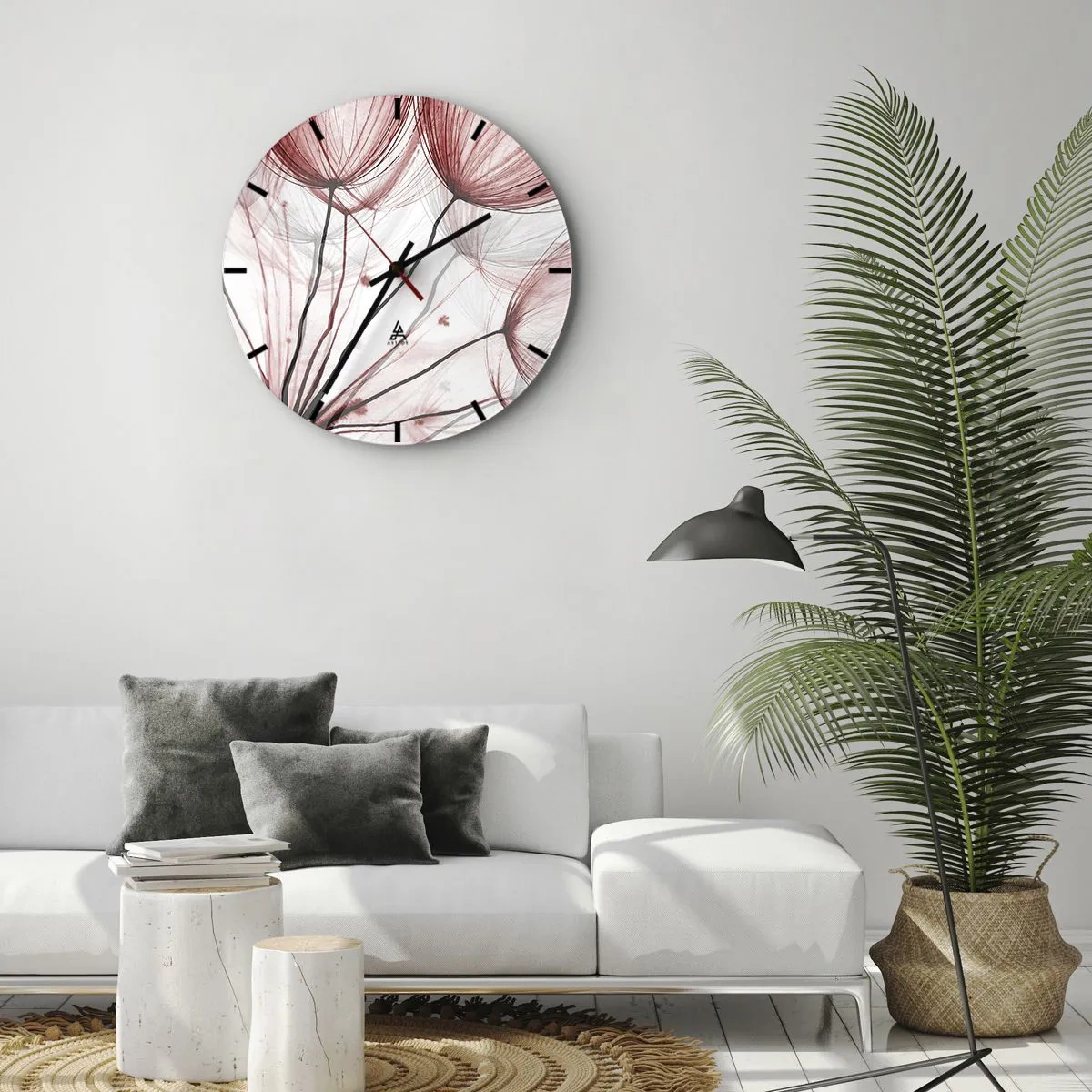 Horloge murale - Pendule murale - Avant le départ - 40x40 cm