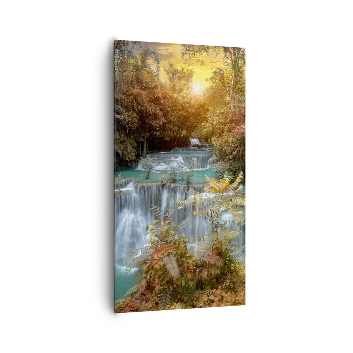 Impression sur toile - Image sur toile - Trésor caché de la forêt - 65x120 cm