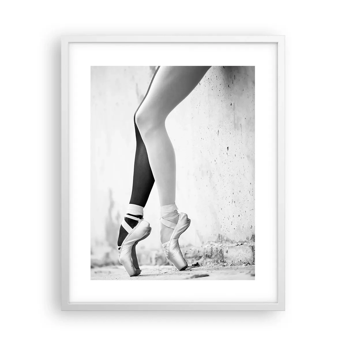 Affiche dans un cadre blanc - Poster - Ballerine, voilà ! - 40x50 cm