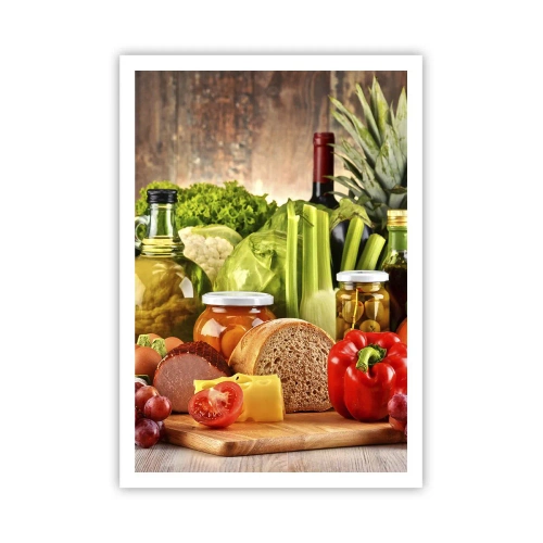 Affiche - Poster - Fumé, cuit au four et mariné - 70x100 cm