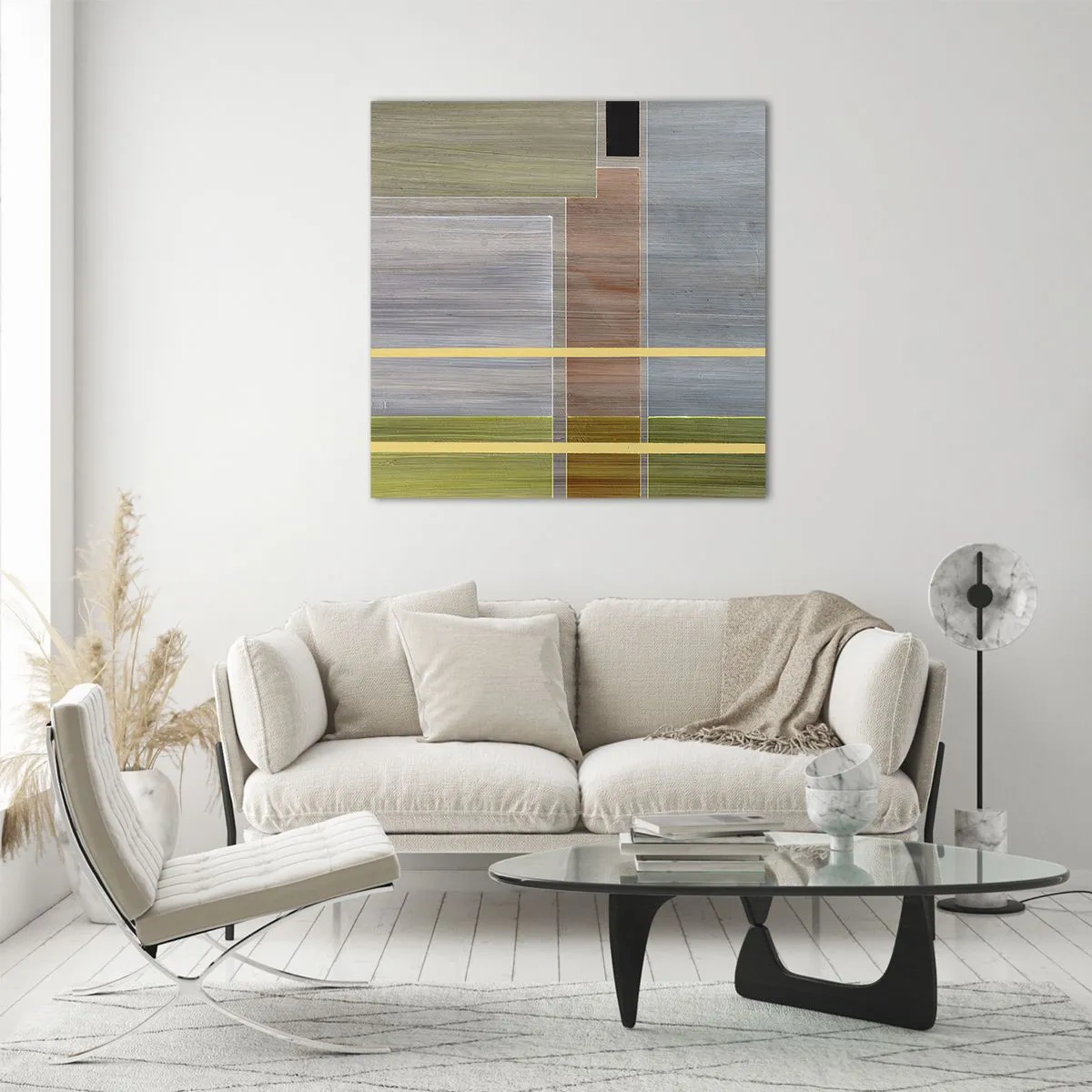 Impression sur verre - Image sur verre - Simple et calme - 70x70 cm