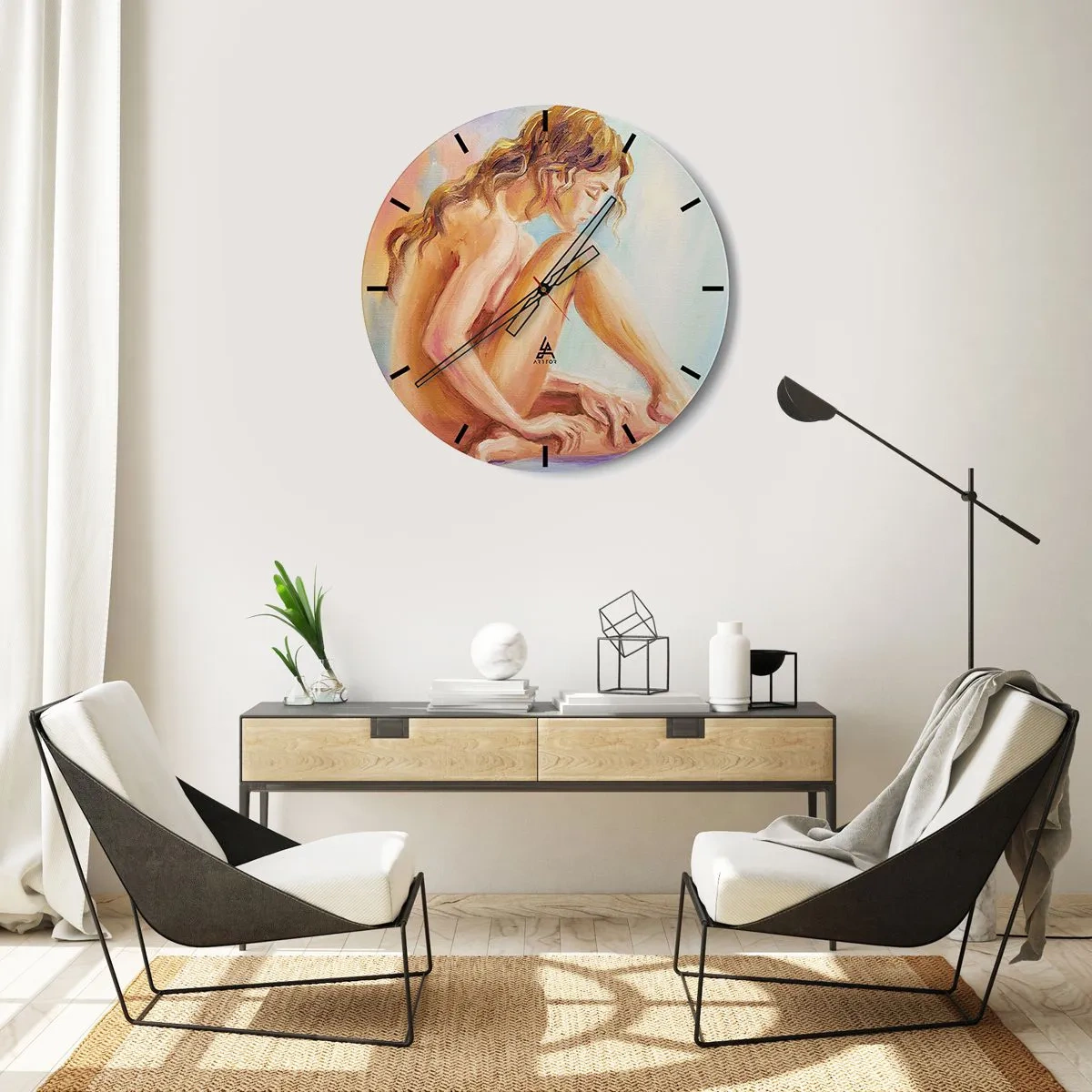 Horloge murale - Pendule murale - Acte de jeunesse - 30x30 cm