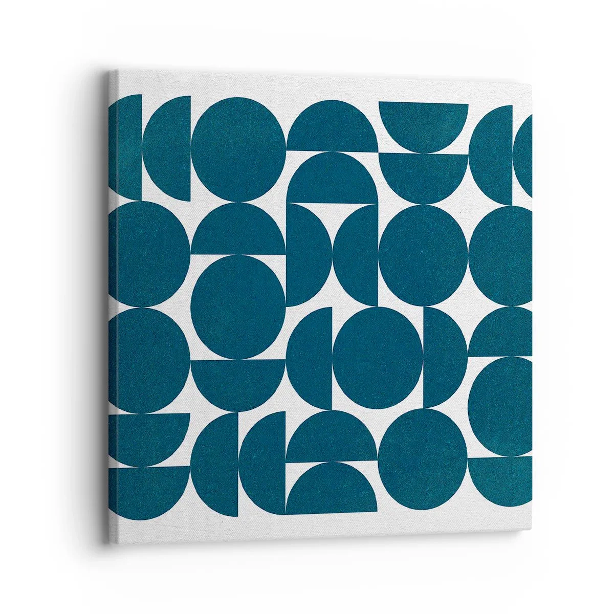 Impression sur toile - Image sur toile - Cercles et demi-cercles - 30x30 cm