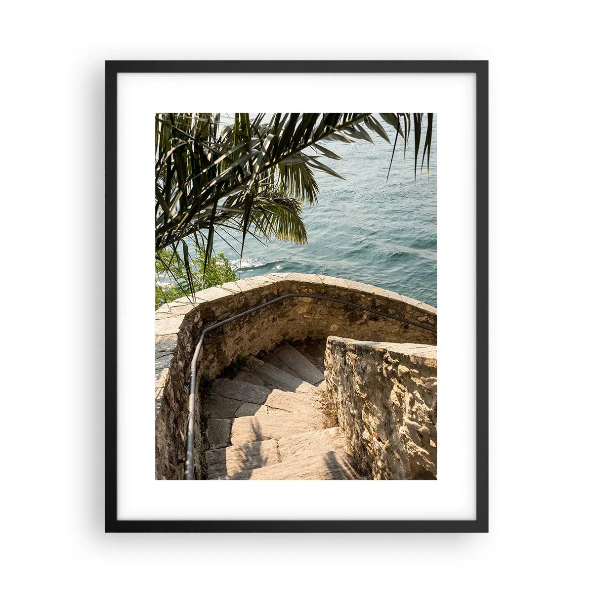 Affiche dans un cadre noir - Poster - Sous le soleil d'Italie - 40x50 cm