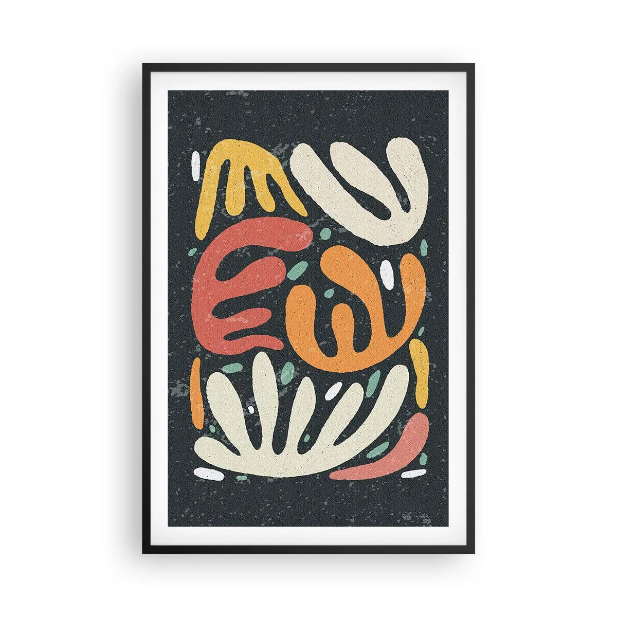 Affiche dans un cadre noir - Poster - Composition – Je suis sur le point de t'attraper - 61x91 cm