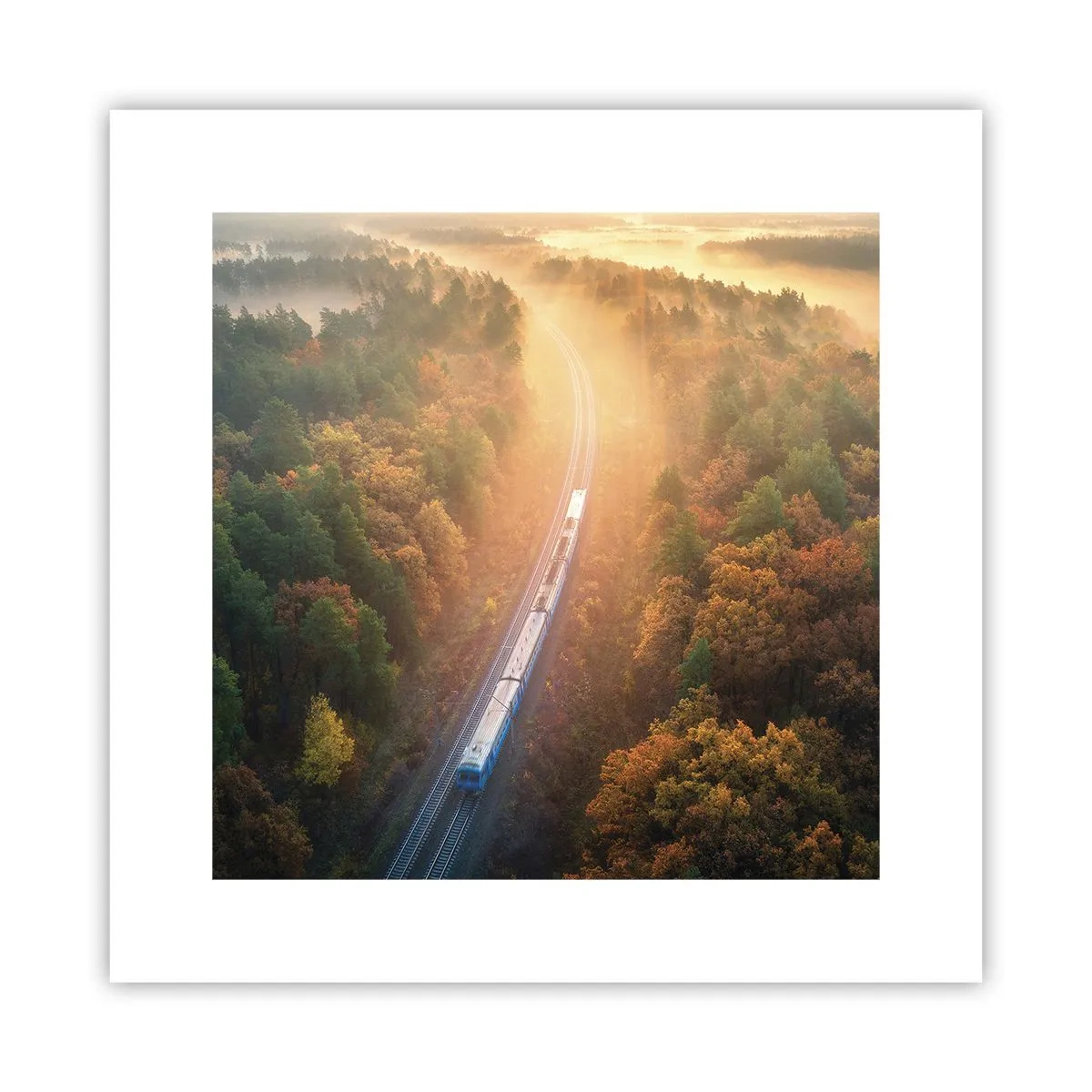 Affiche - Poster - Voyage printannier - 30x30 cm
