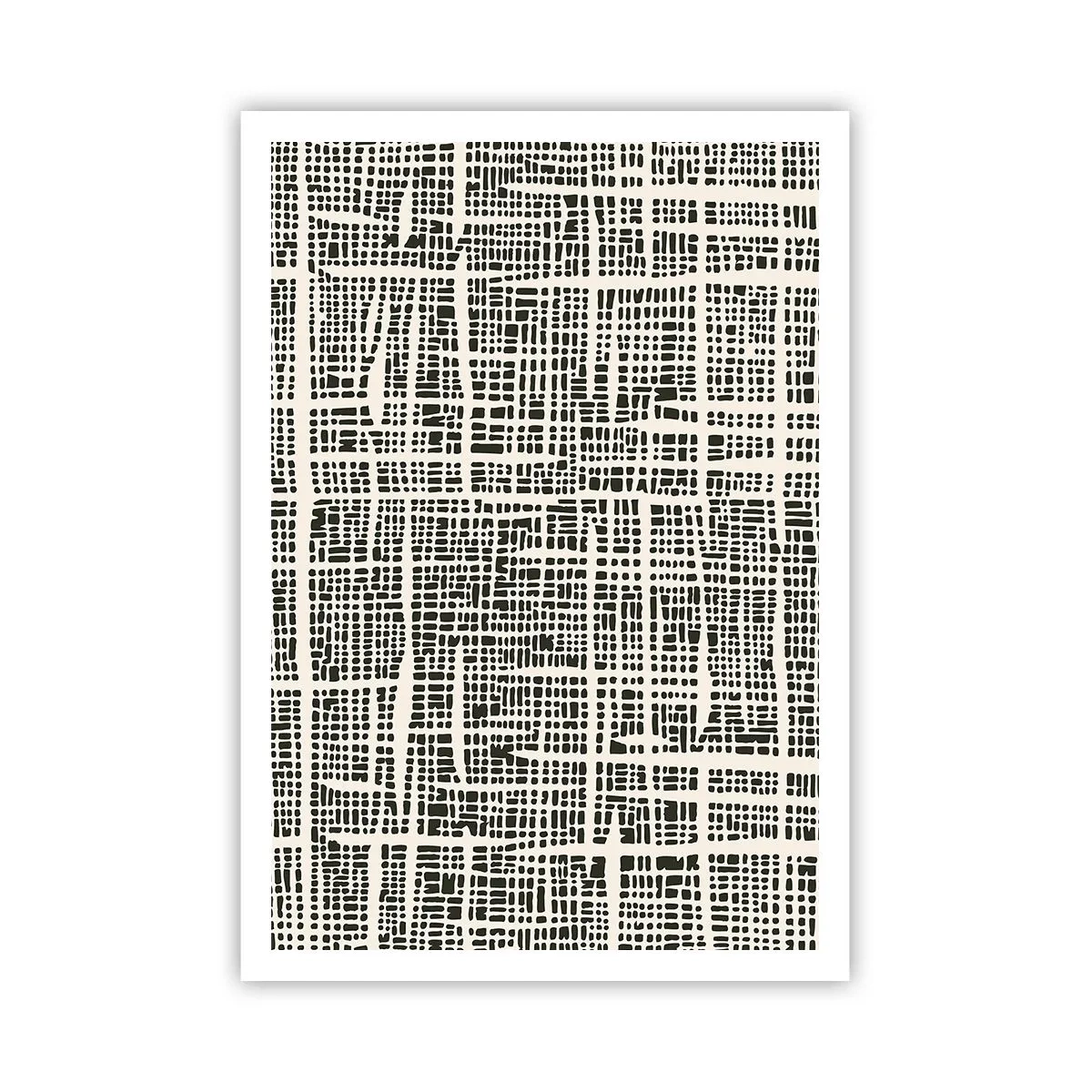 Affiche - Poster - Composition tissée - 70x100 cm