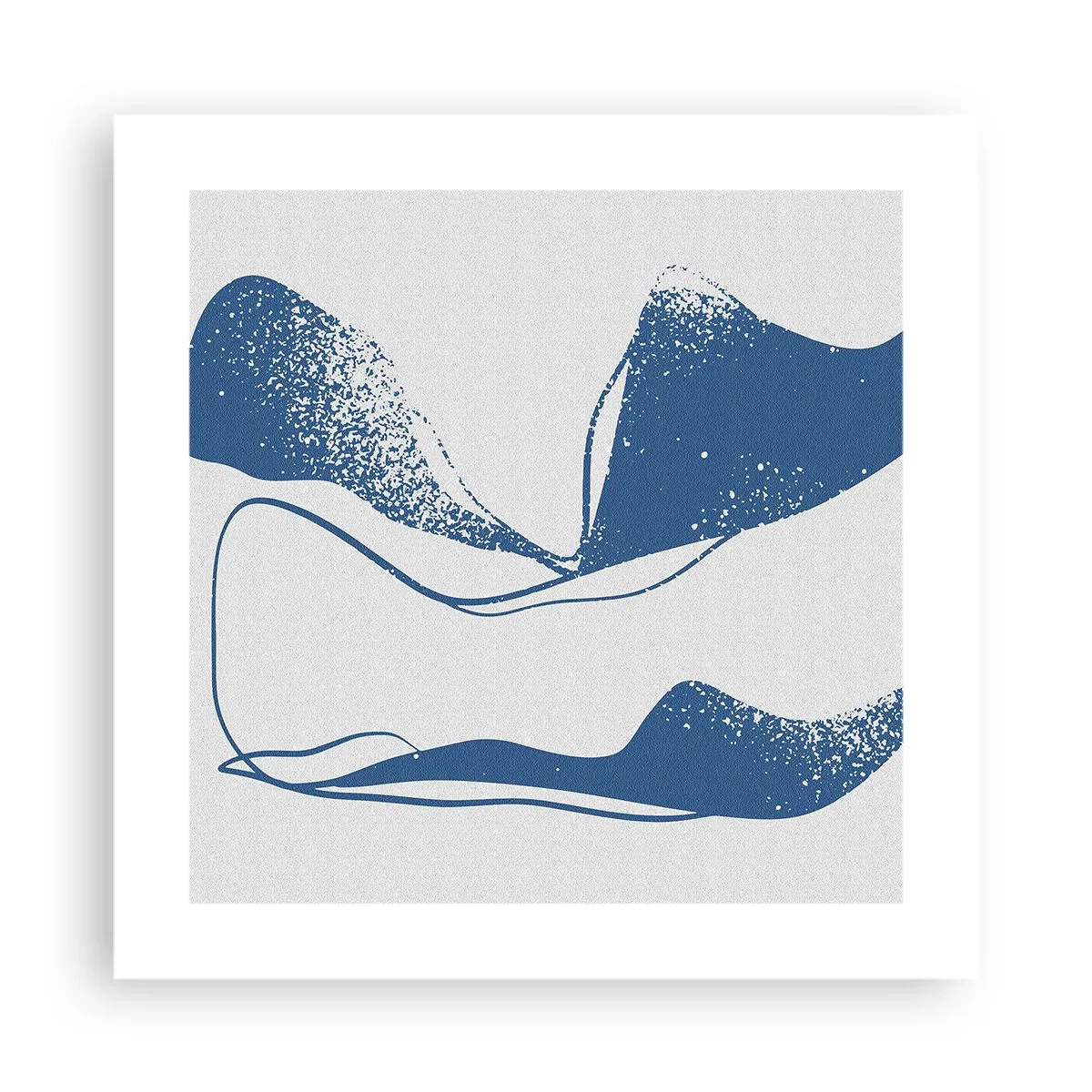 Affiche - Poster - Abstraction ailée - 40x40 cm