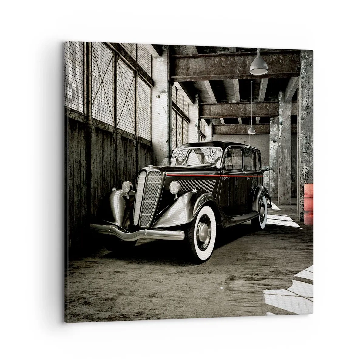 Impression sur toile - Image sur toile - L'élégance éternelle des années 30 - 50x50 cm