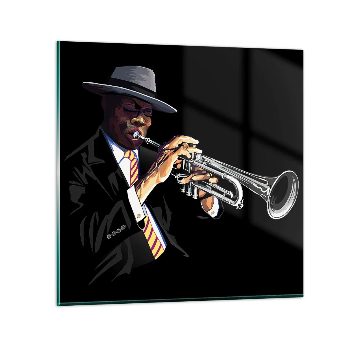 Impression sur verre - Image sur verre - Le charme de la vieille école - 40x40 cm