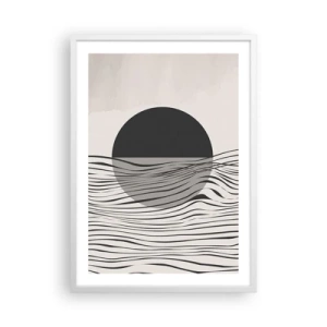 Affiche dans un cadre blanc - Poster - Demi composition - 50x70 cm