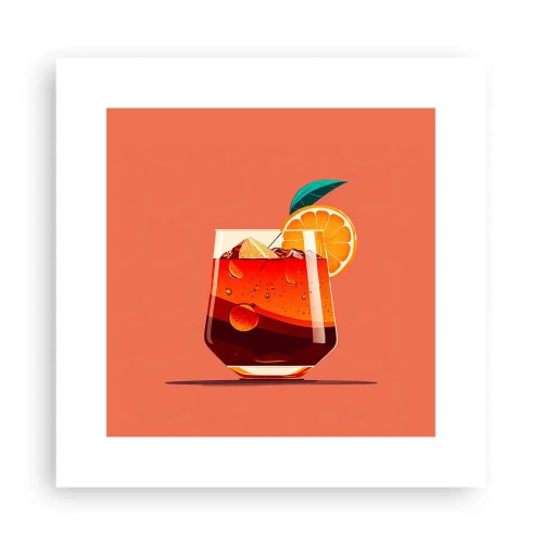 Affiche - Poster - Rafraîchissement d'été - 30x30 cm