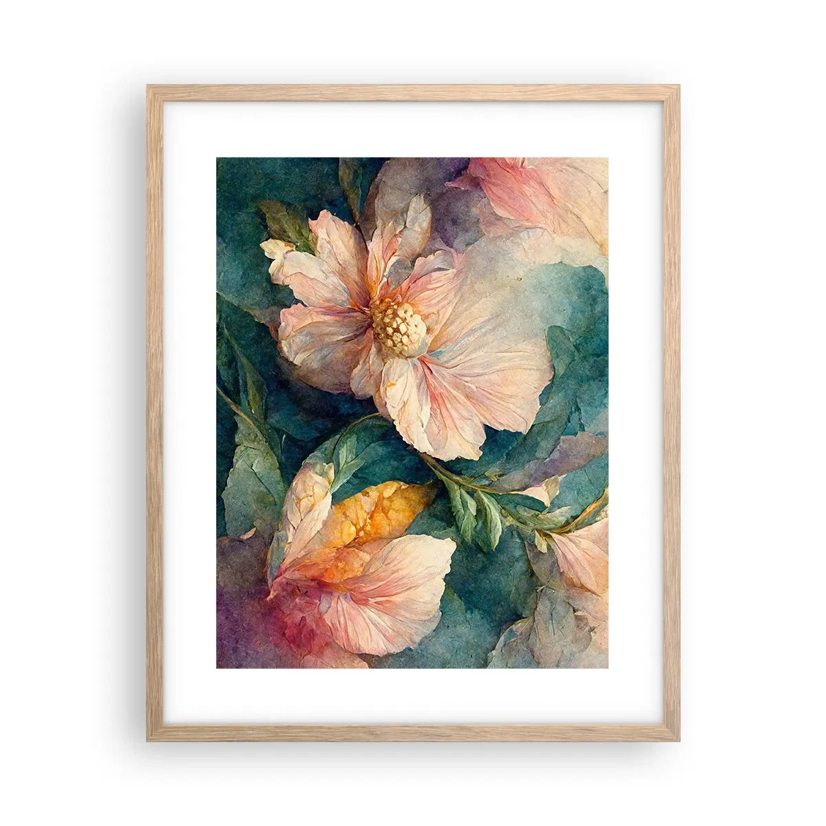 Affiche dans un chêne clair - Poster - Uniquement de la subtilité - 40x50 cm