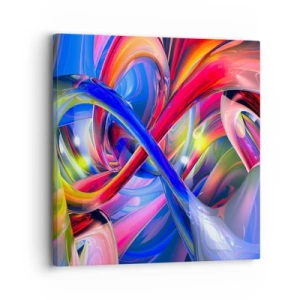 Impression sur toile - Image sur toile - La danse des nuances - 30x30 cm