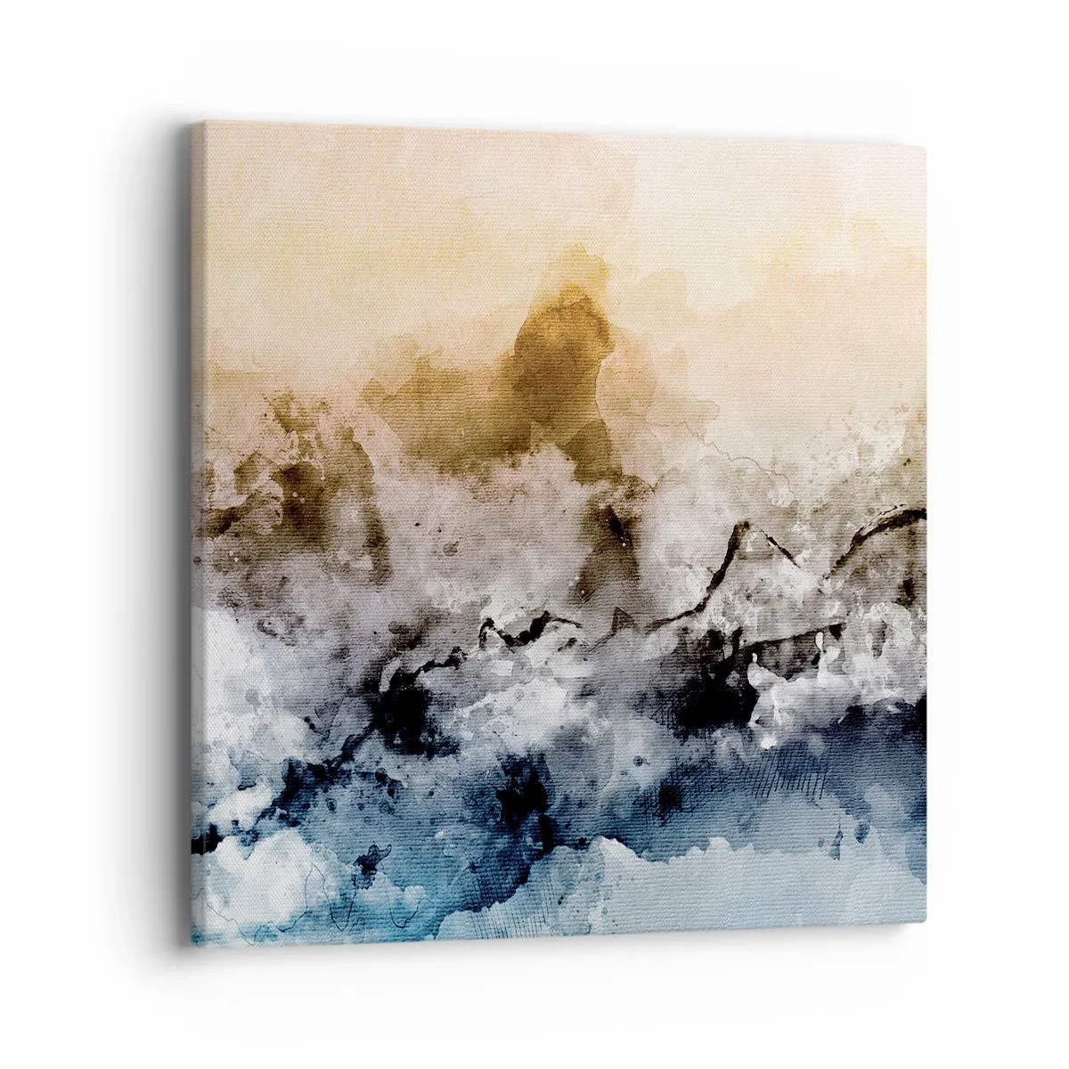 Impression sur toile - Image sur toile - Noyé dans un nuage de brouillard - 40x40 cm