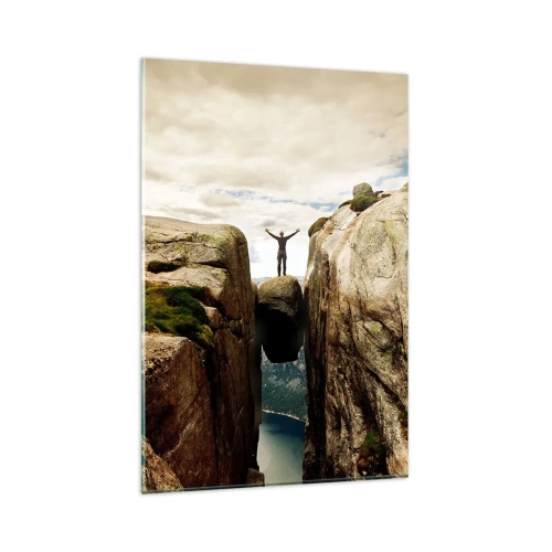 Impression sur verre - Image sur verre - Comment vous sentez-vous§ - 80x120 cm