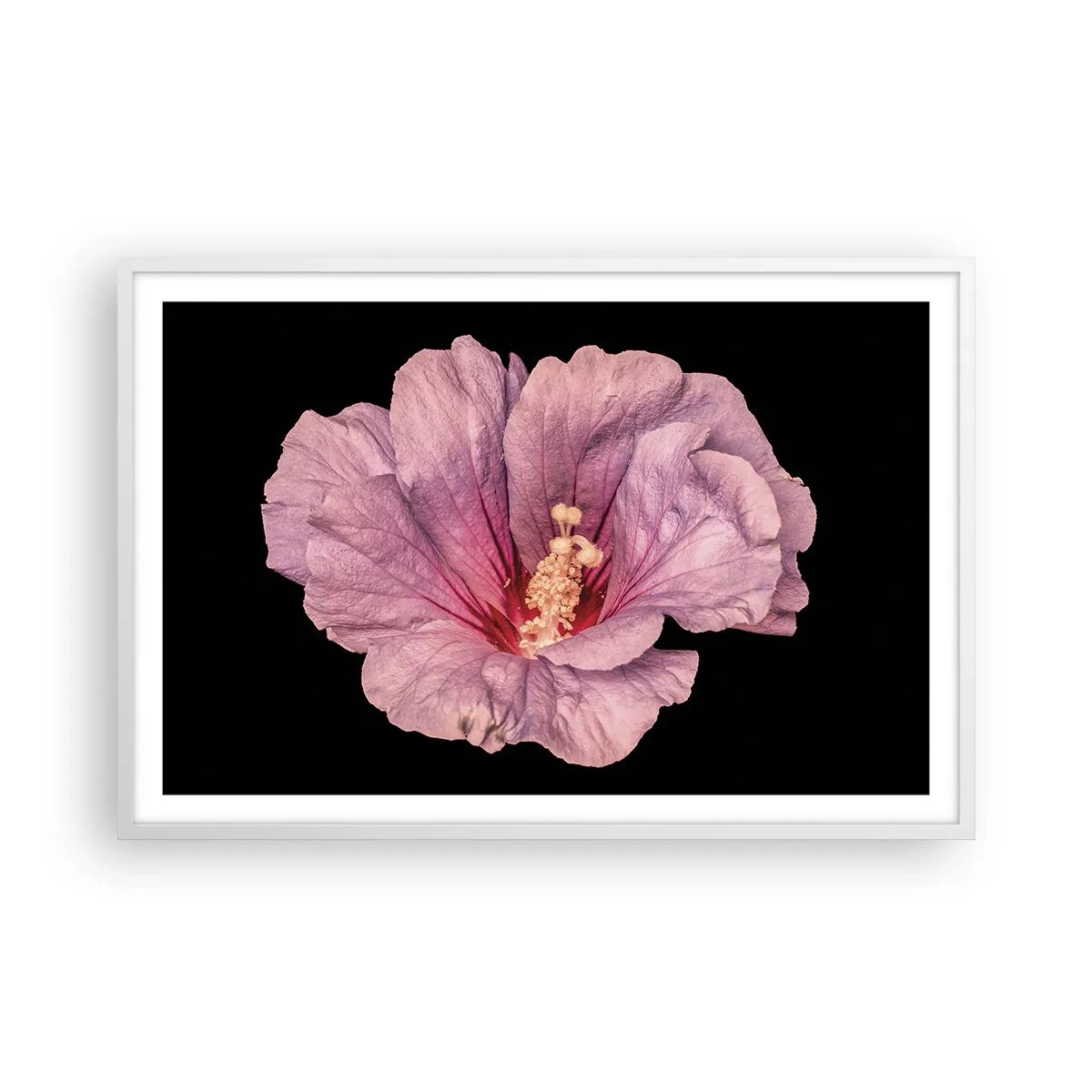 Affiche dans un cadre blanc - Poster - Directement au coeur - 91x61 cm