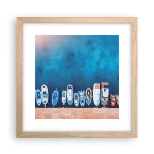 Affiche dans un chêne clair - Poster - En une seule fois - 30x30 cm