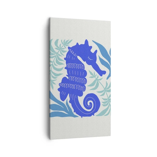 Impression sur toile - Image sur toile - Dans une prairie sous-marine - 45x80 cm