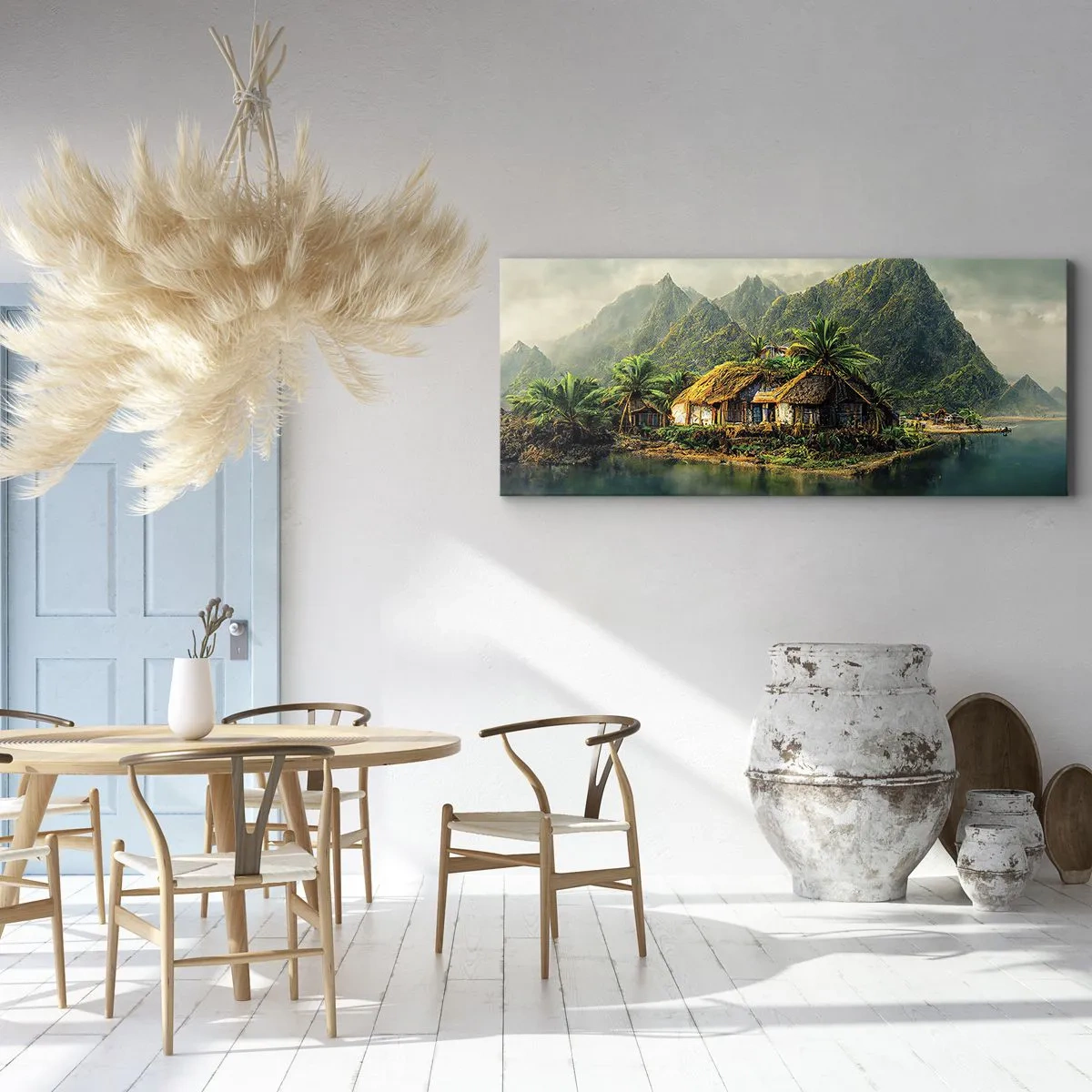 Impression sur toile - Image sur toile - Paradis tropical - 100x40 cm