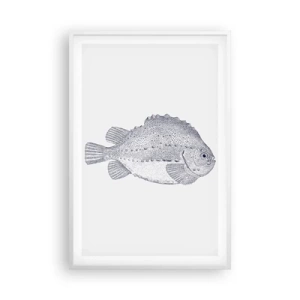 Affiche dans un cadre blanc - Poster - Pour l'album du naturaliste - 61x91 cm