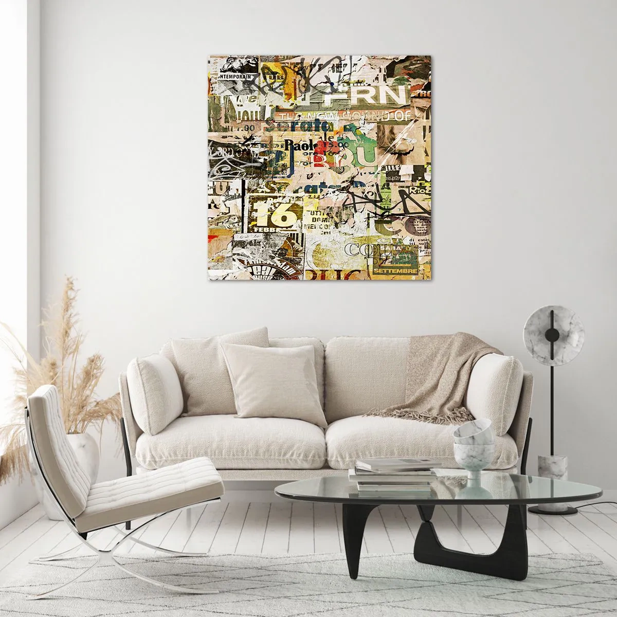 Impression sur verre - Image sur verre - Oh, il se passe quelque chose... - 60x60 cm