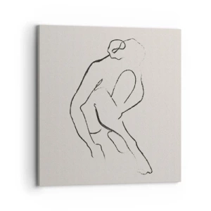 Impression sur toile - Image sur toile - Croquis intime - 70x70 cm