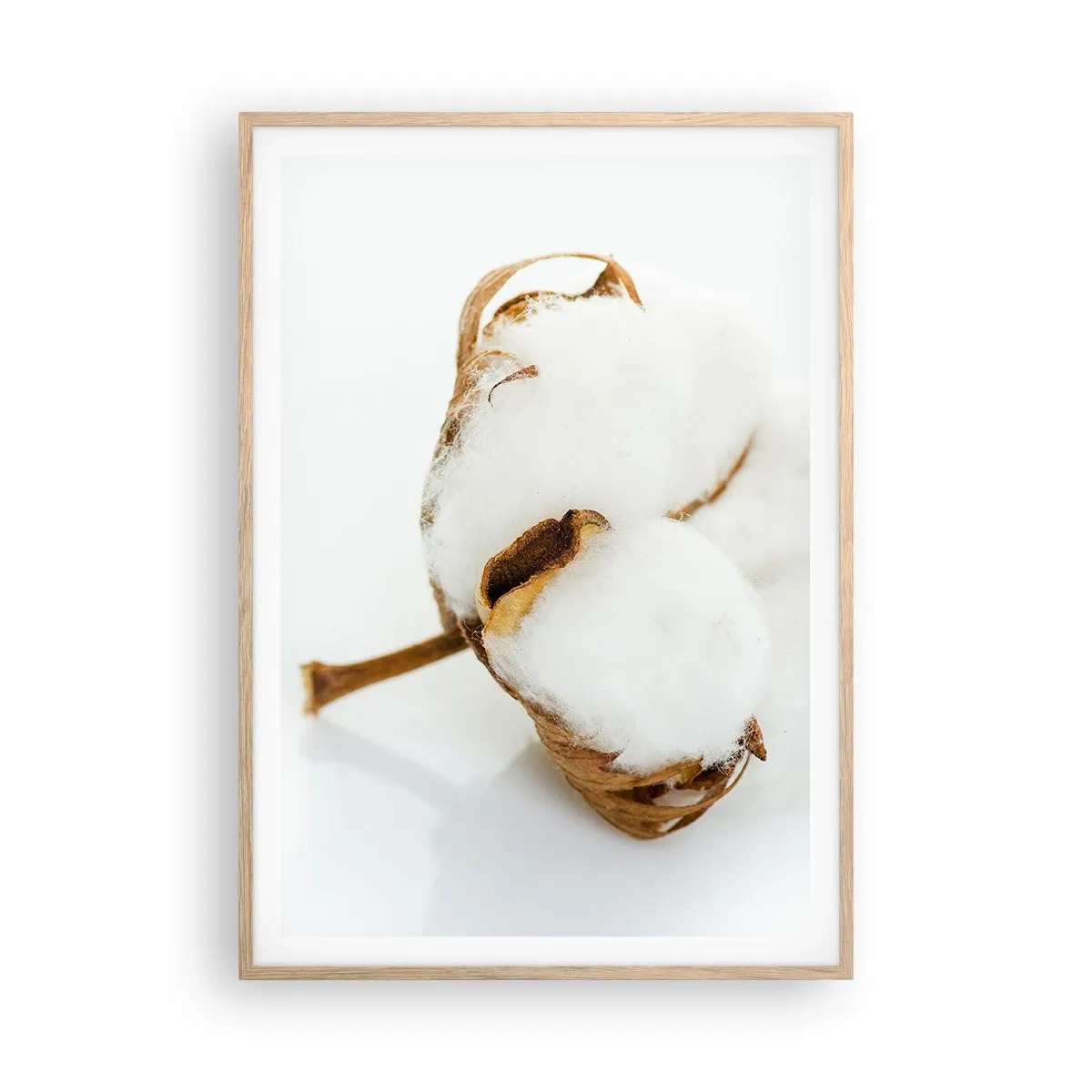 Affiche dans un chêne clair - Poster - Doux par nature - 70x100 cm