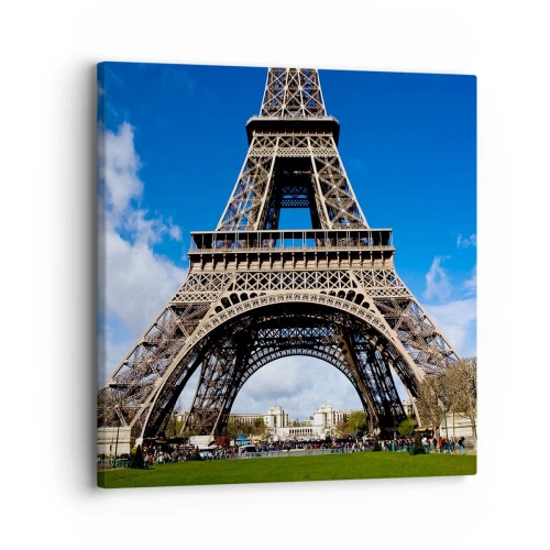 Impression sur toile - Image sur toile - Tout Paris à ses pieds - 30x30 cm