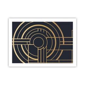 Affiche - Poster - Rotation des éléments - 70x50 cm