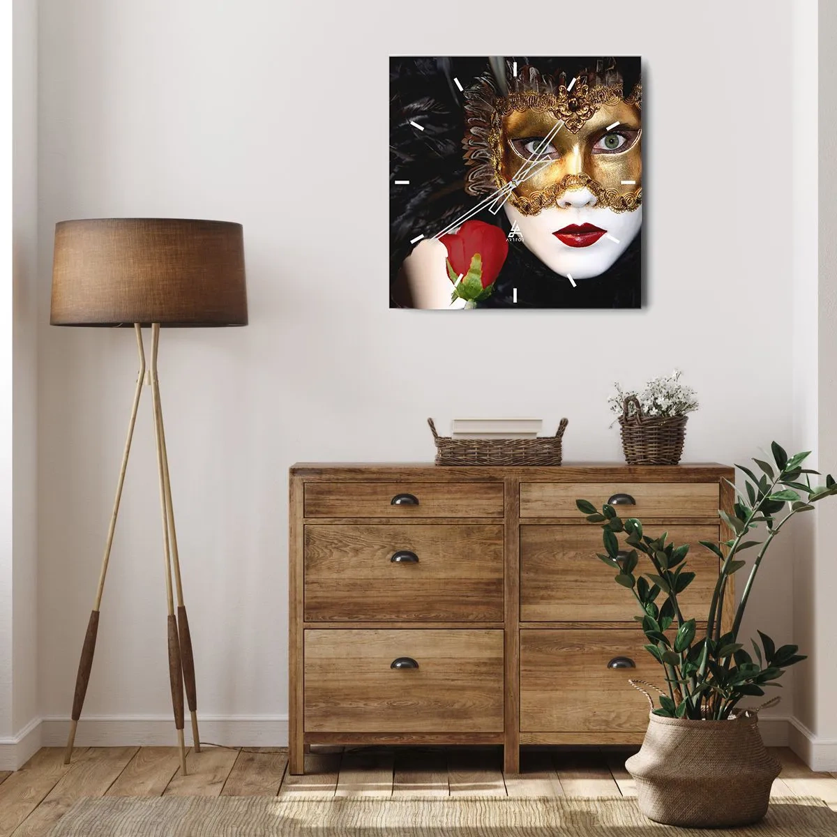 Horloge murale - Pendule murale - Parce que la vie est un grand bal - 30x30 cm