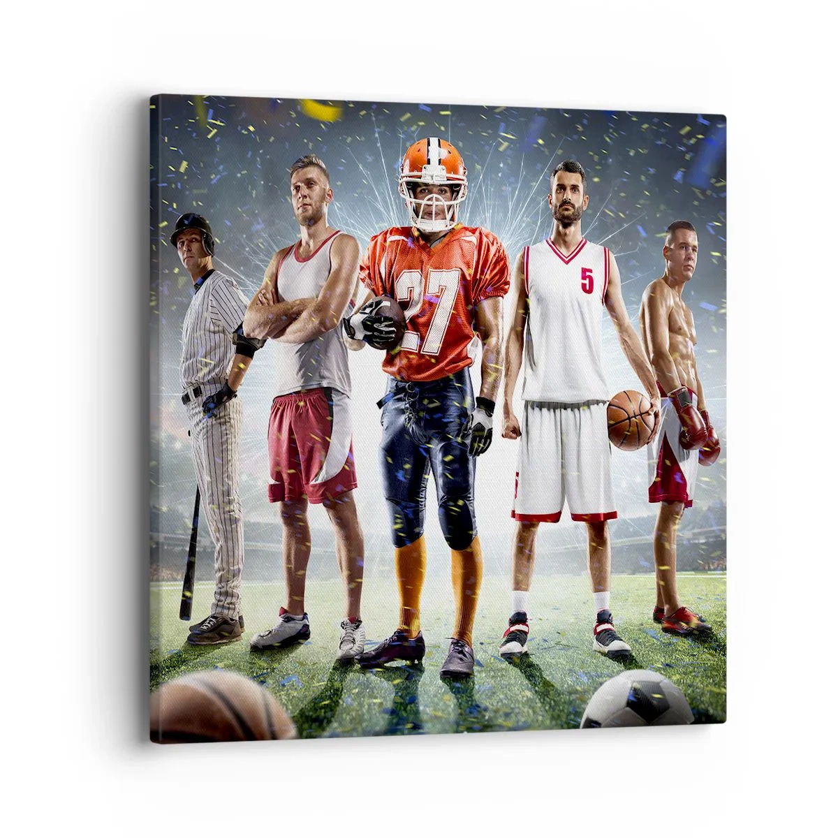 Impression sur toile - Image sur toile - Gladiateurs des champs - 40x40 cm