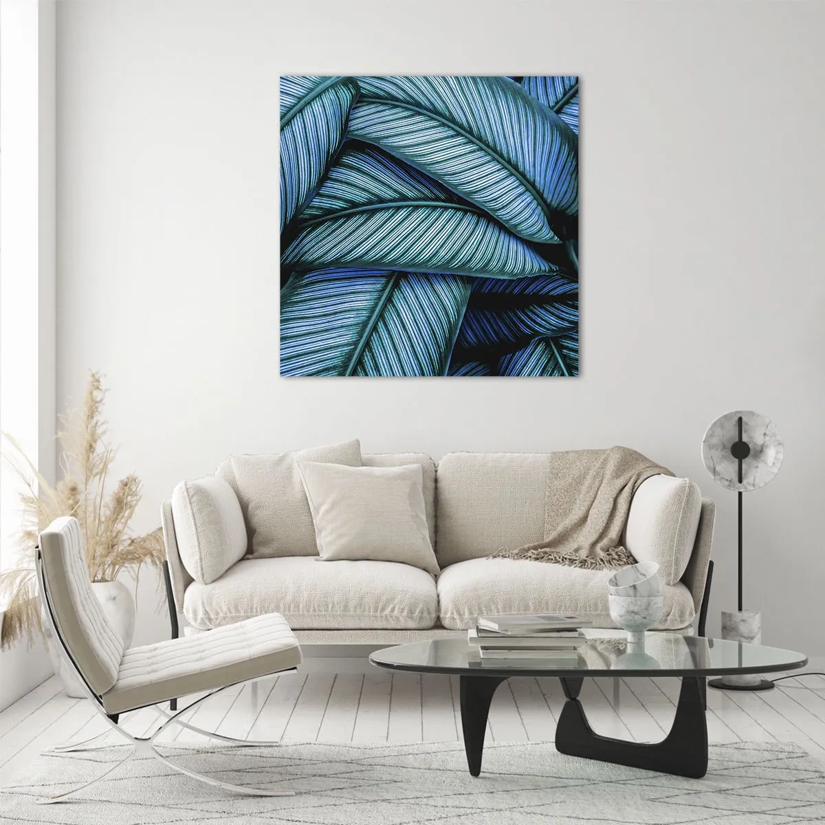 Impression sur verre - Image sur verre - Lignes de vie - 60x60 cm