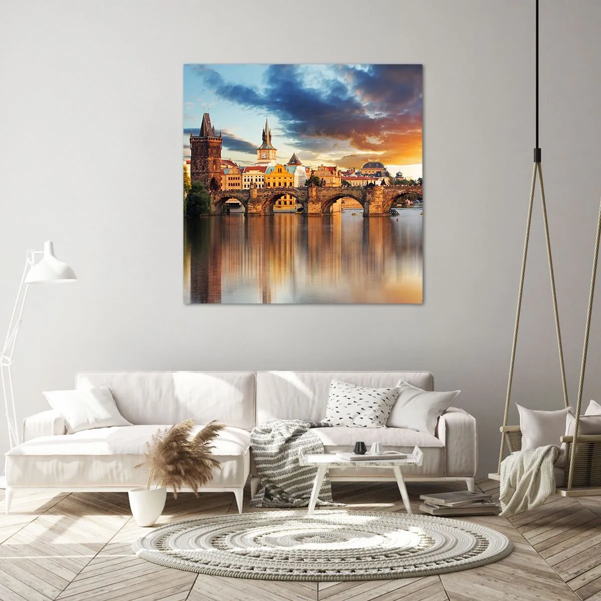 Impression sur toile - Image sur toile - Belle depuis des lustres - 40x40 cm