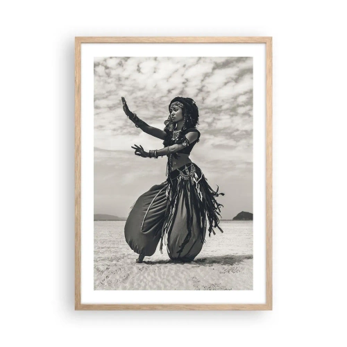 Affiche dans un chêne clair - Poster - Danse des îles du sud - 50x70 cm