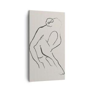 Impression sur toile - Image sur toile - Croquis intime - 45x80 cm