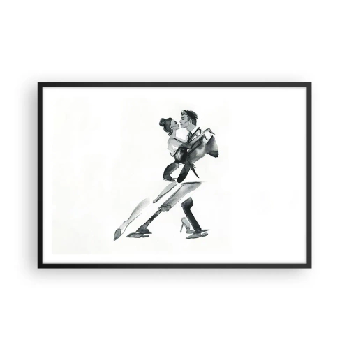 Affiche dans un cadre noir - Poster - En un battement - 91x61 cm