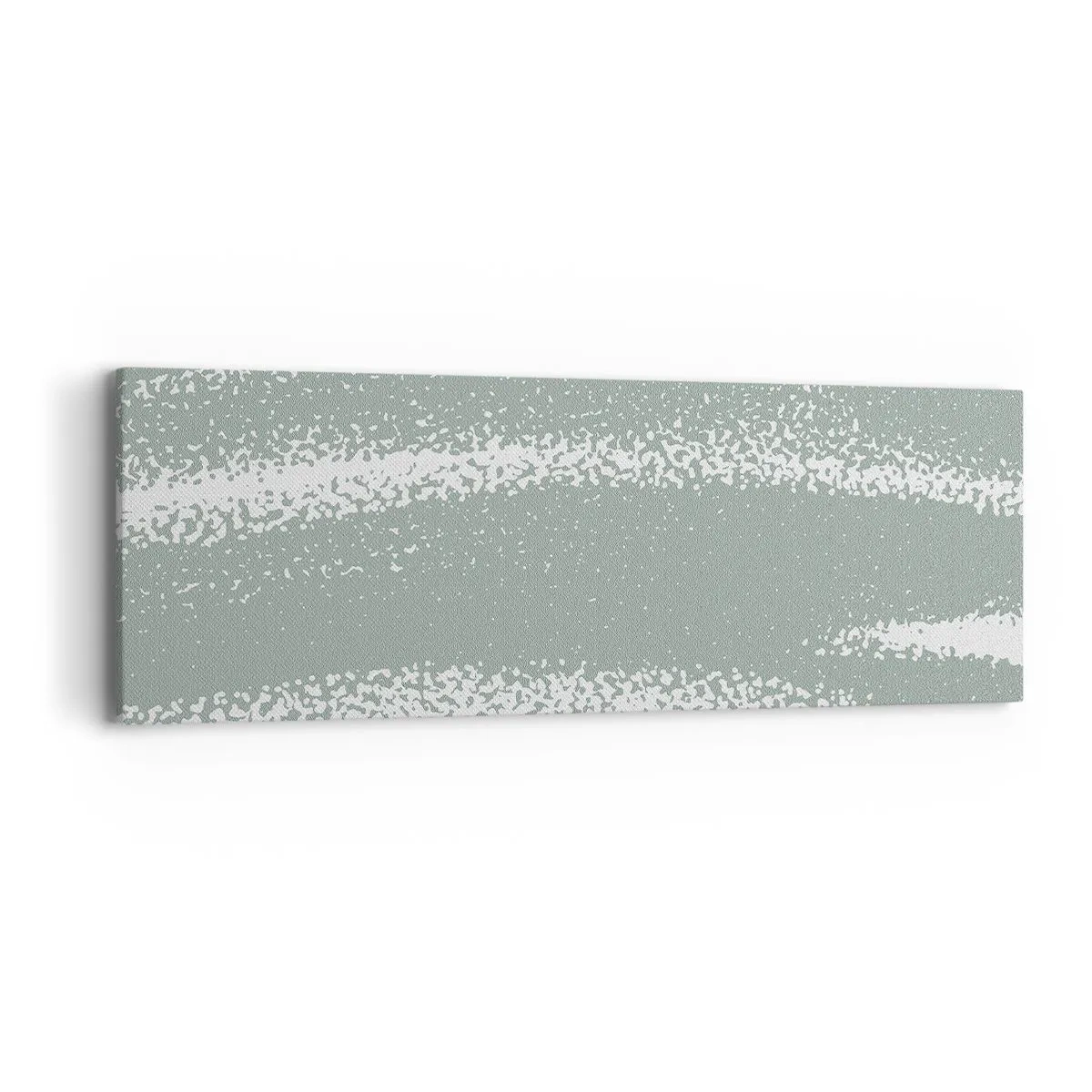 Impression sur toile - Image sur toile - Abstraction dans un climat hivernal - 90x30 cm