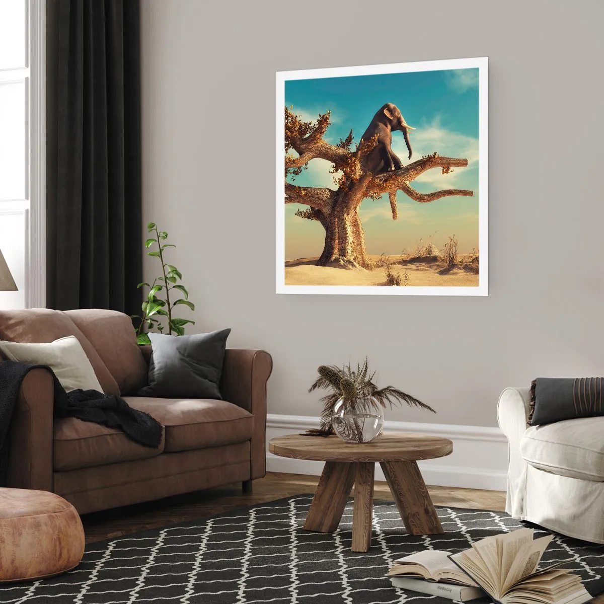 Affiche - Poster - Nouveau point de vue - 50x50 cm