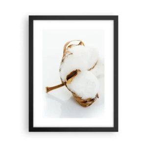 Affiche dans un cadre noir - Poster - Doux par nature - 30x40 cm