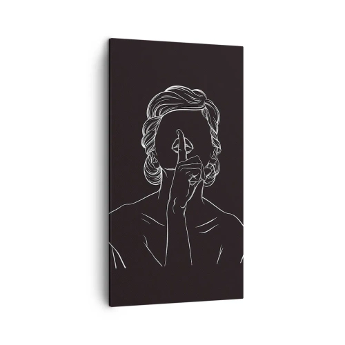 Impression sur toile - Image sur toile - La beauté s'épanouit en silence - 45x80 cm