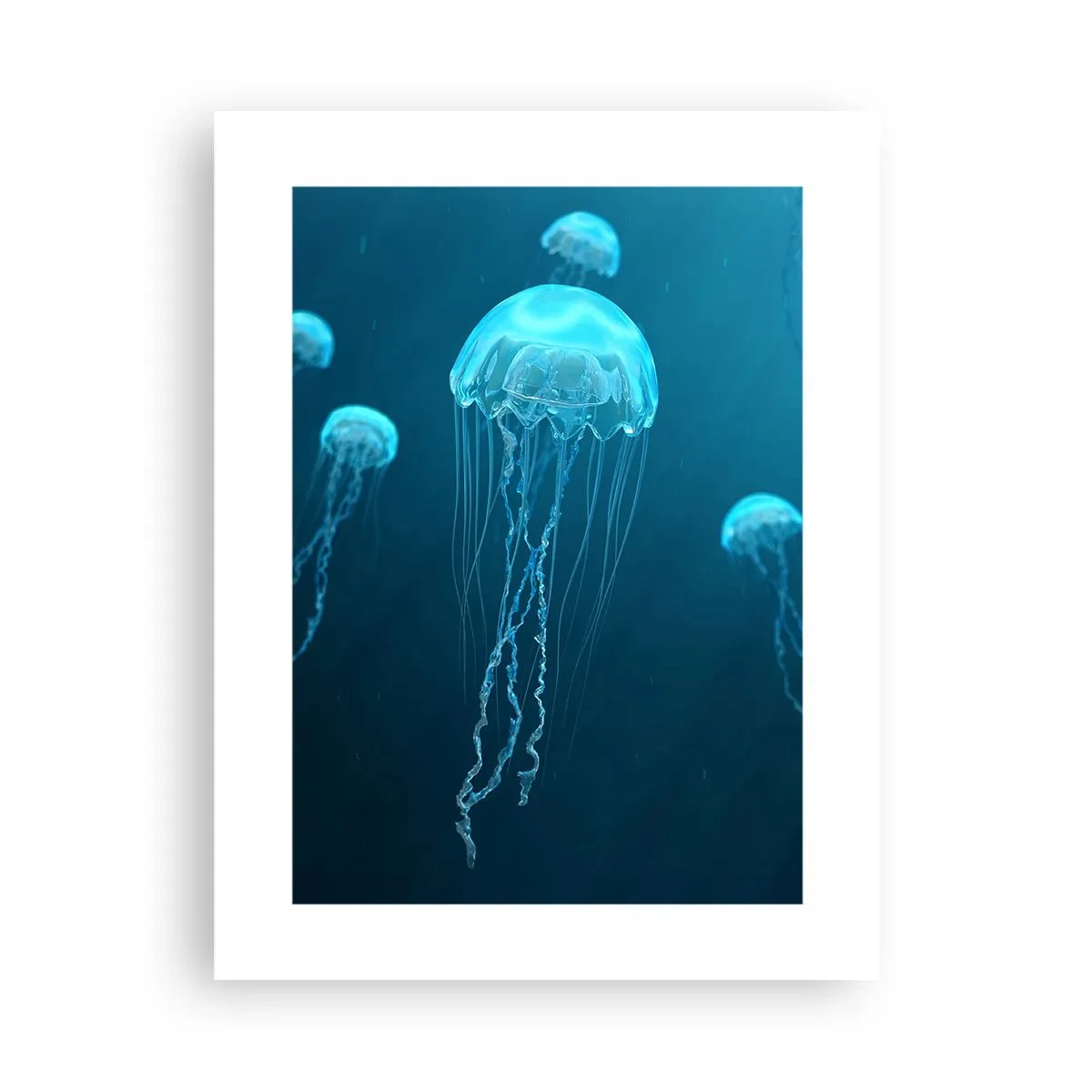 Affiche - Poster - Danse océanique - 30x40 cm