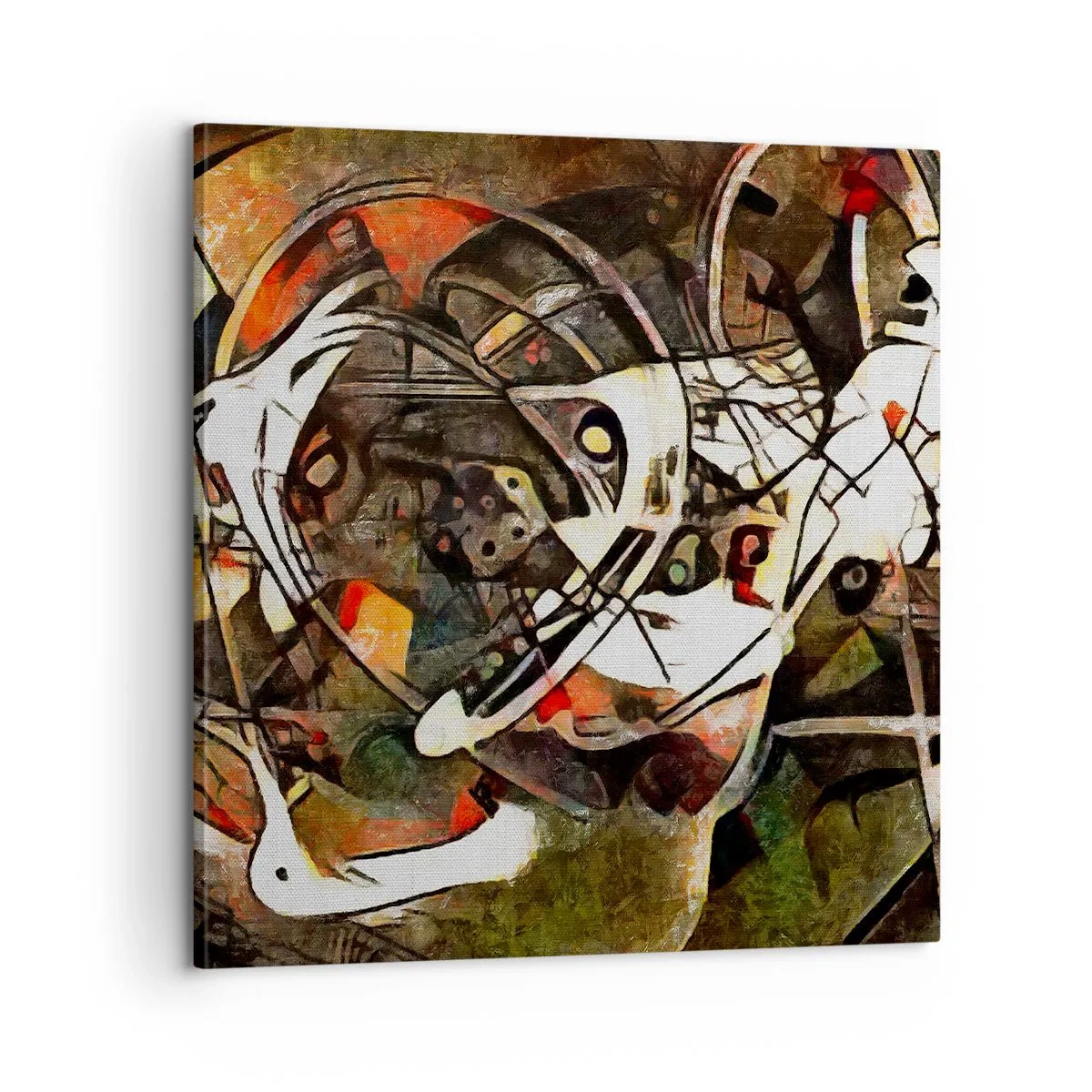 Impression sur toile - Image sur toile - Vous entendez le mouvement ? - 60x60 cm