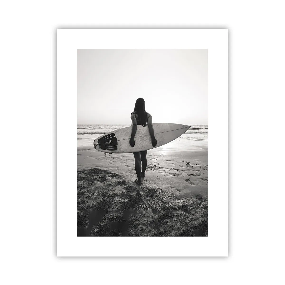 Affiche - Poster - Fille des vagues de la mer - 30x40 cm